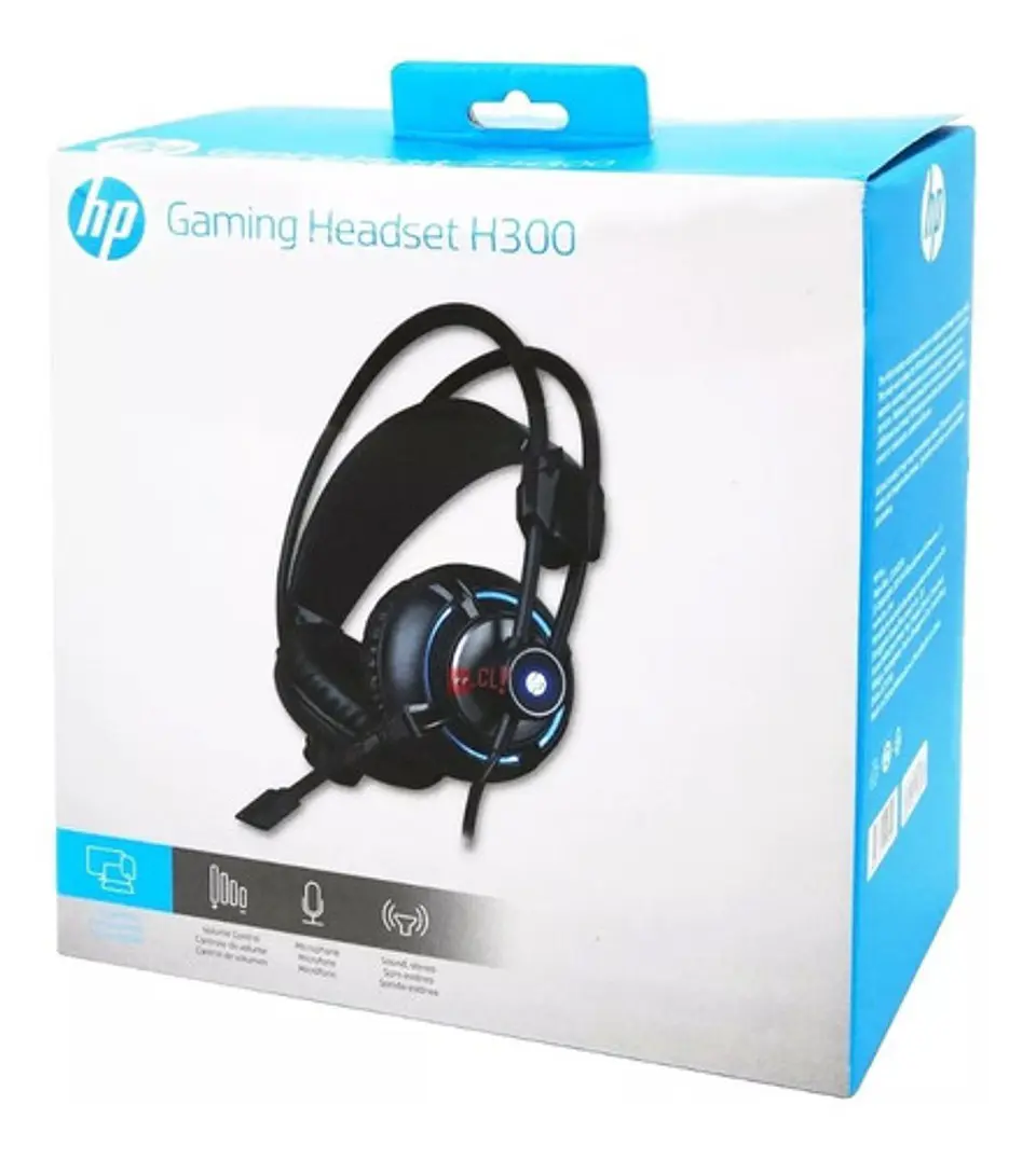 Audífonos Gamer Hp H300 Con Micrófono Y Luz Led - Ps 4