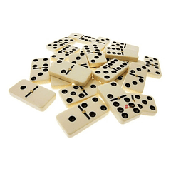 Domino Juego Clásico De 28 Piezas Blancas - Ps