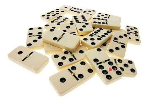 Domino Juego Clásico De 28 Piezas Blancas - Ps