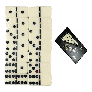 Domino Juego Clásico De 28 Piezas Blancas - Ps