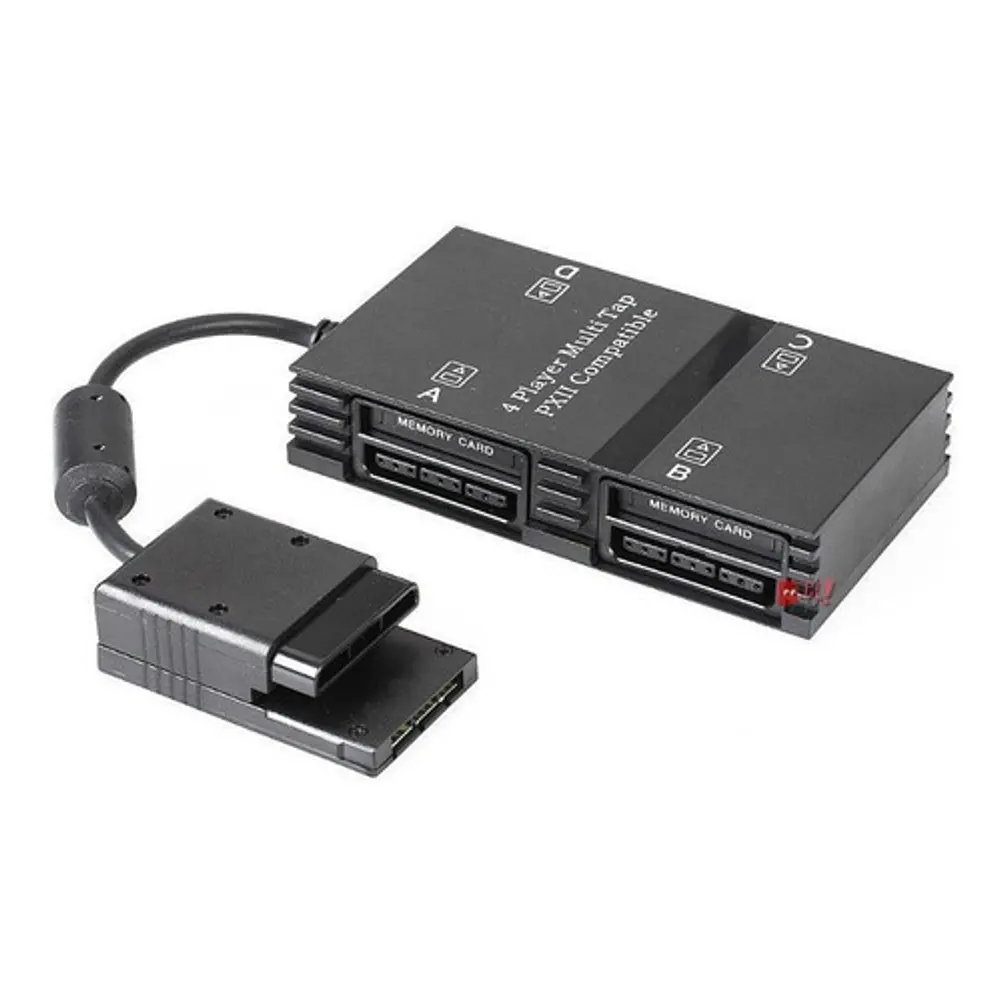 Multitap Ps2 Para 4 Controles Con Slot Memory Card - Ps 1