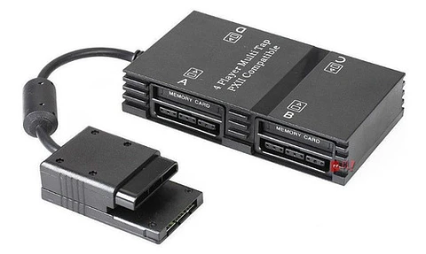 Multitap Ps2 Para 4 Controles Con Slot Memory Card - Ps