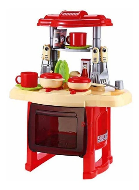 Juguete Set Cocina Con 30 Piezas Con Luz Y Sonido - Ps