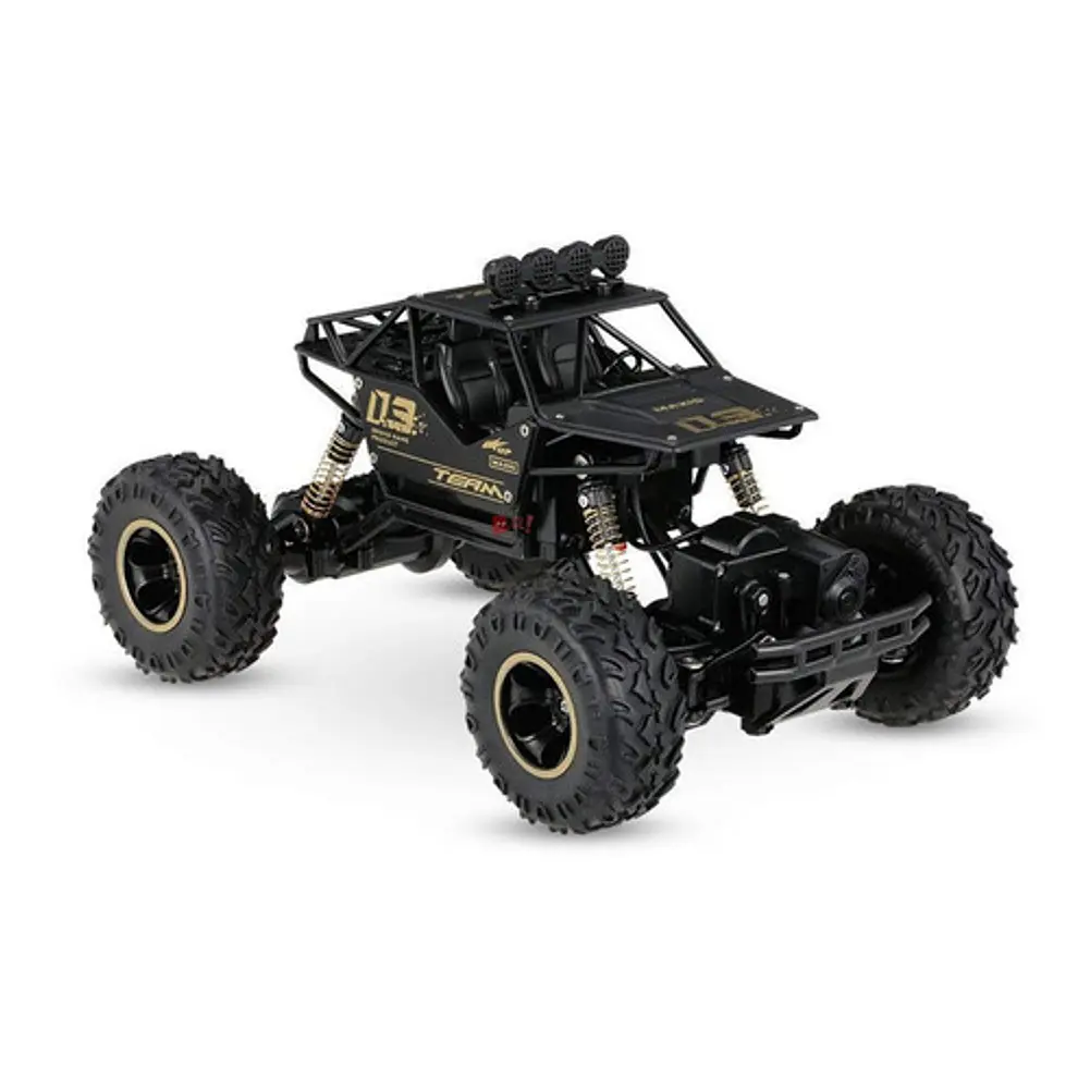Jeep A Control Remoto Todo Terreno Recargable Negro - Ps 1