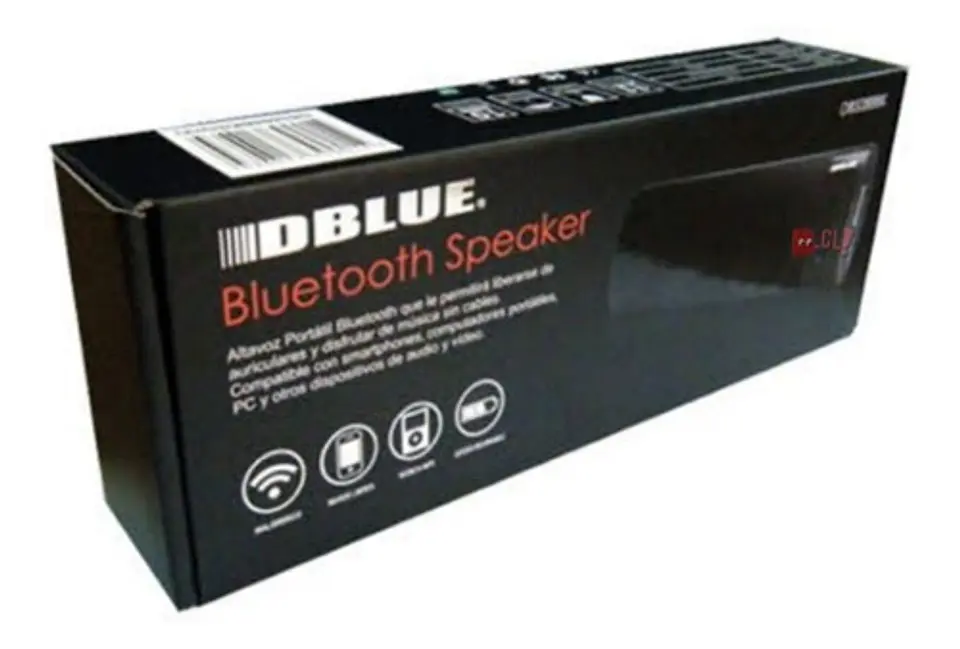 Parlante Bluetooth Portátil Speaker Color Negro - Ps 2