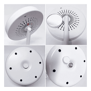 Espejo 5x Para Maquillaje Con Luz Led Y Ventilador - Ps
