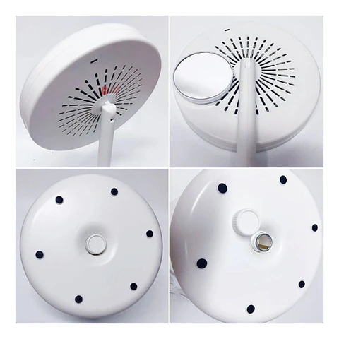 Espejo 5x Para Maquillaje Con Luz Led Y Ventilador - Ps