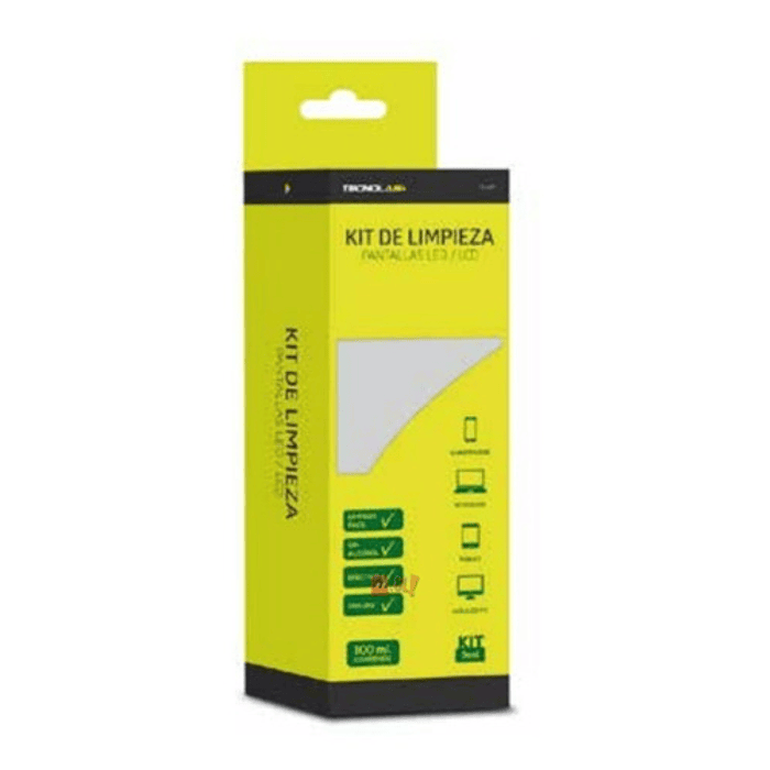 Kit De Limpieza 100ml Para Pantallas Con Paño Y Brocha - Ps 3