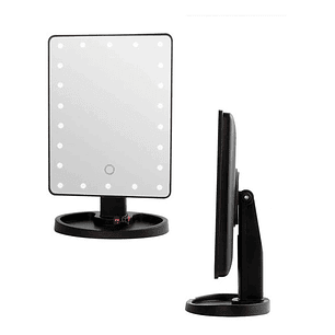 Espejo De Maquillaje Zoom 5x Con 16 Led - Ps