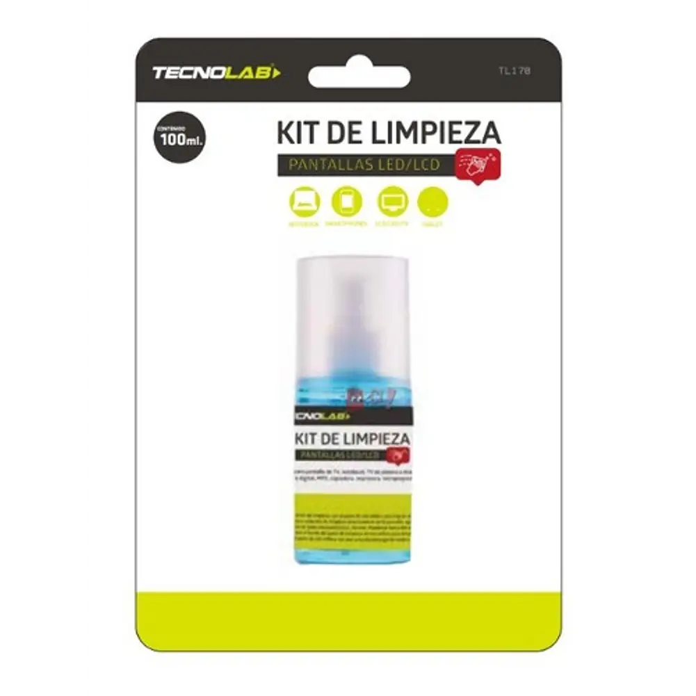 Kit De Limpieza 100ml Para Pantallas + Paño Microfibra - Ps 3