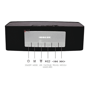 Parlante Bluetooth Portátil Con Iluminación Multicolor - Ps