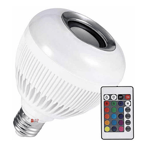 Ampolleta Led Con Parlante Bluetooth 3w Soquete Verde - Ps