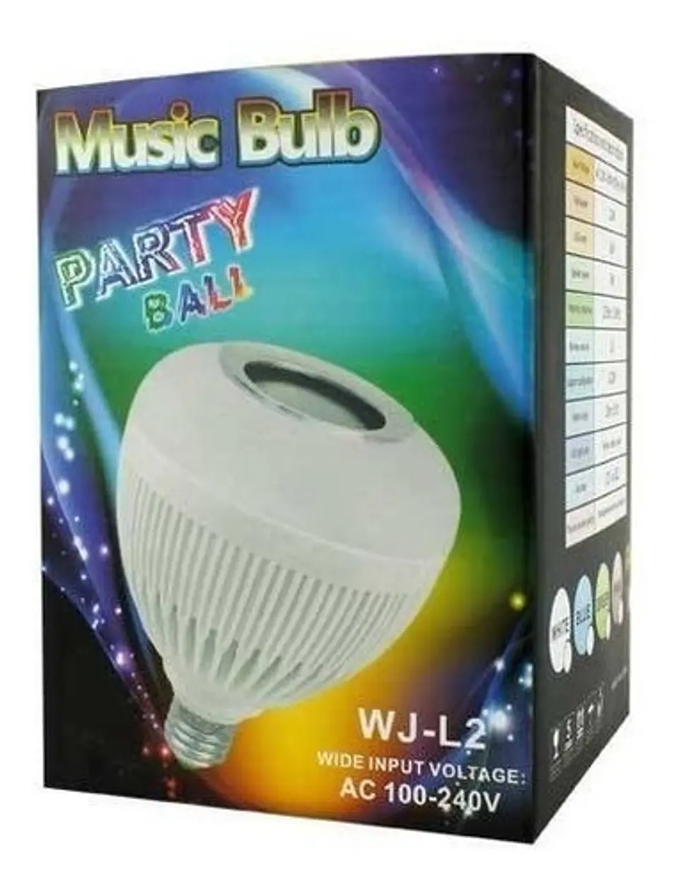 Ampolleta Led Con Parlante Bluetooth 3w Soquete Verde - Ps 3