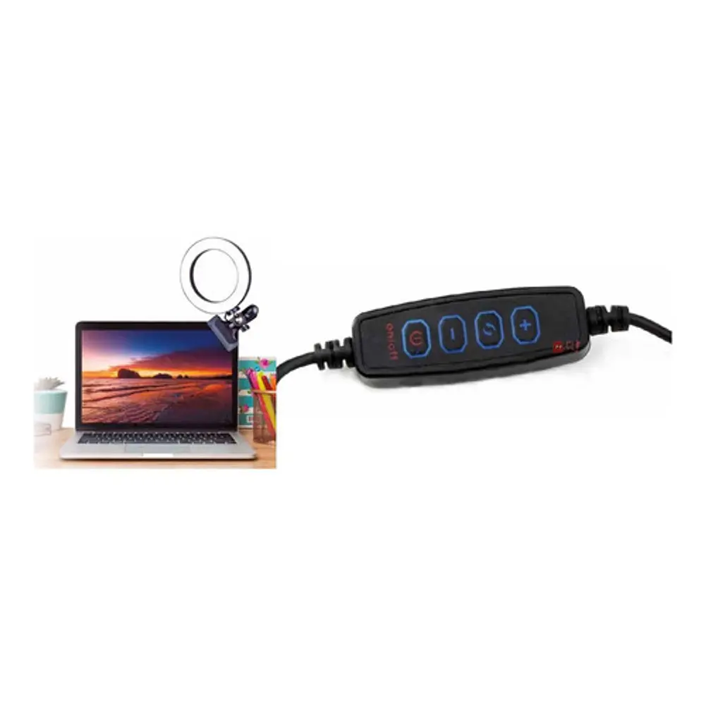 Aro De Luz Led Para Celular Con Control De Luz Y Clip - Ps 2