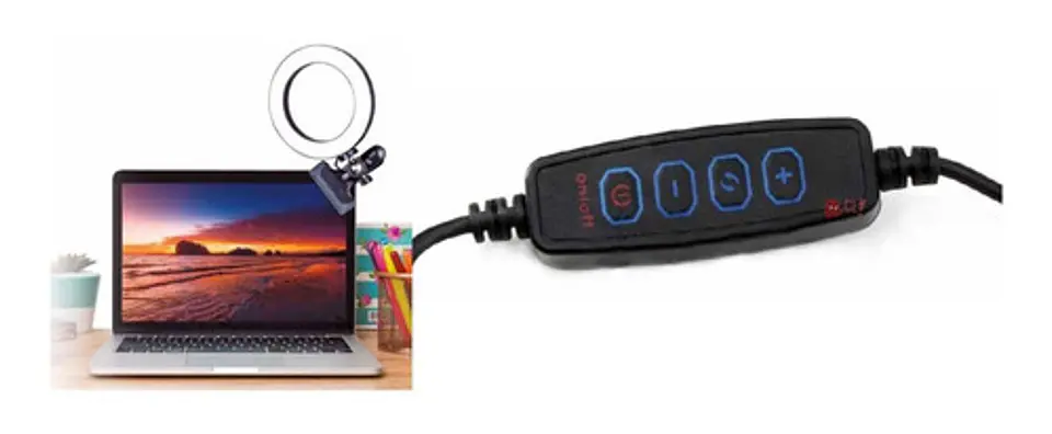 Aro De Luz Led Para Celular Con Control De Luz Y Clip - Ps 2