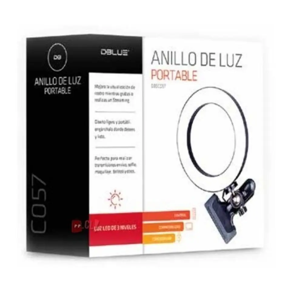Aro De Luz Led Para Celular Con Control De Luz Y Clip - Ps 3