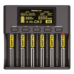 Cargador De Pilas Con Pantalla Digital - Ps