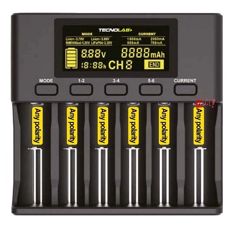 Cargador De Pilas Con Pantalla Digital - Ps