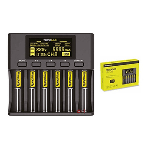 Cargador De Pilas Con Pantalla Digital - Ps