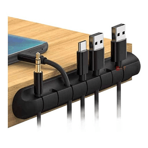 Organizador De Cables Con 7 Ranuras Para Escritorio Pc - Ps