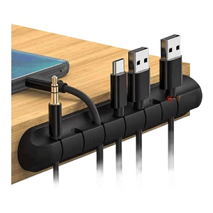 Organizador De Cables Con 7 Ranuras Para Escritorio Pc - Ps