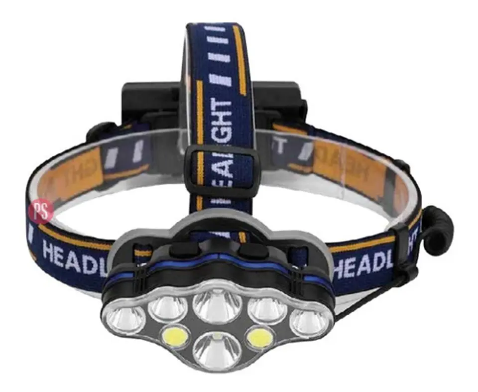 Linterna Led Cabeza 8 Luces Led Recargable - Ps 1