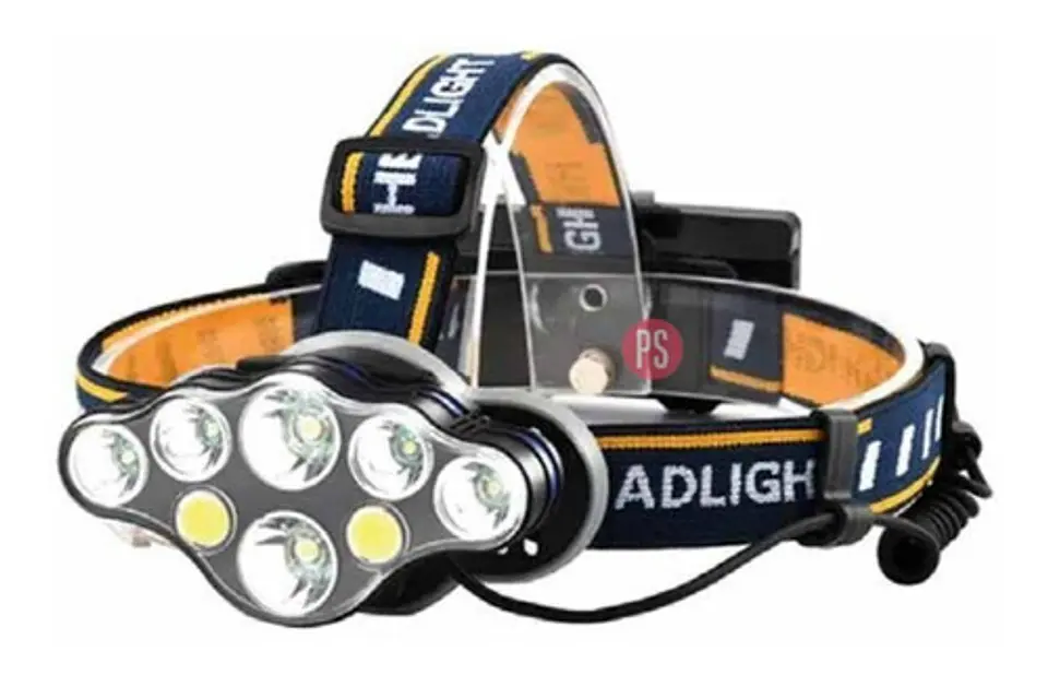 Linterna Led Cabeza 8 Luces Led Recargable - Ps 3