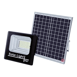 Foco Led Ip67 Con Panel Solar Y Control Remoto - Ps