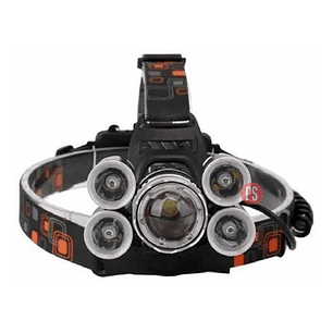 Linterna Led Cabeza 5 Luces Led Recargable - Ps