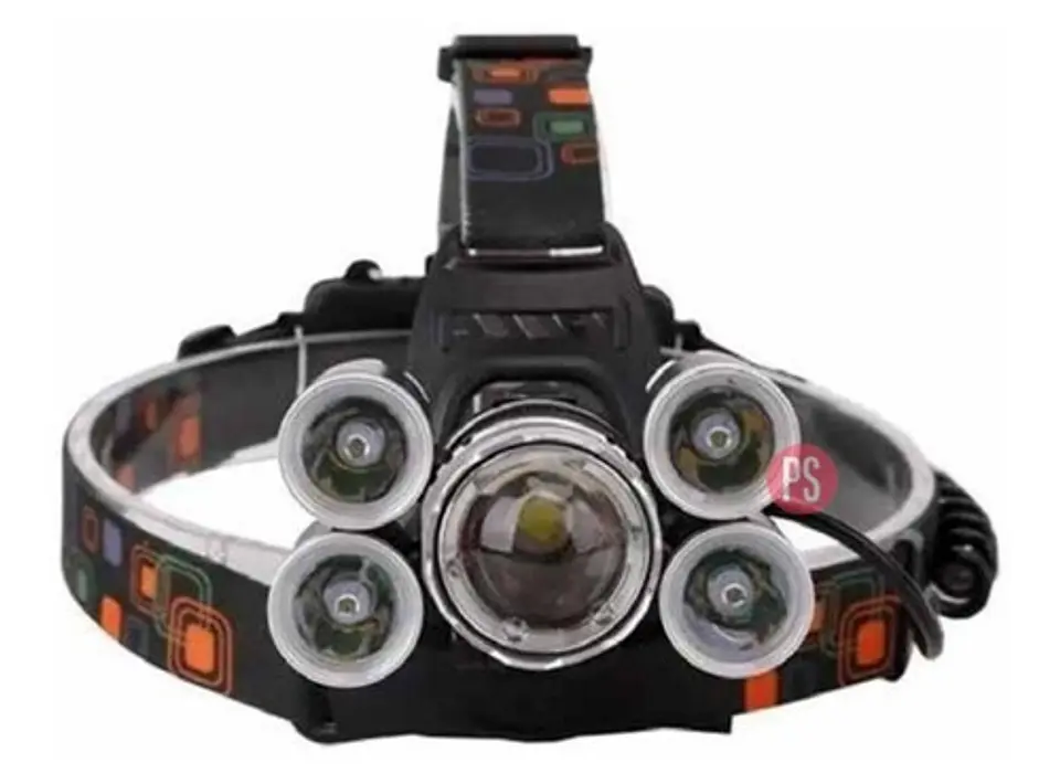 Linterna Led Cabeza 5 Luces Led Recargable - Ps 2