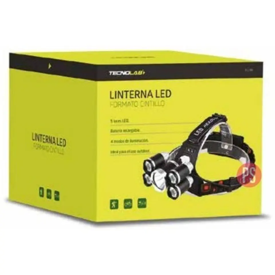 Linterna Led Cabeza 5 Luces Led Recargable - Ps 3