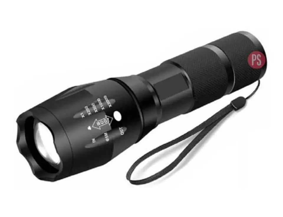 Linterna Led Táctica Con 5 Modos De Iluminación - Ps 1