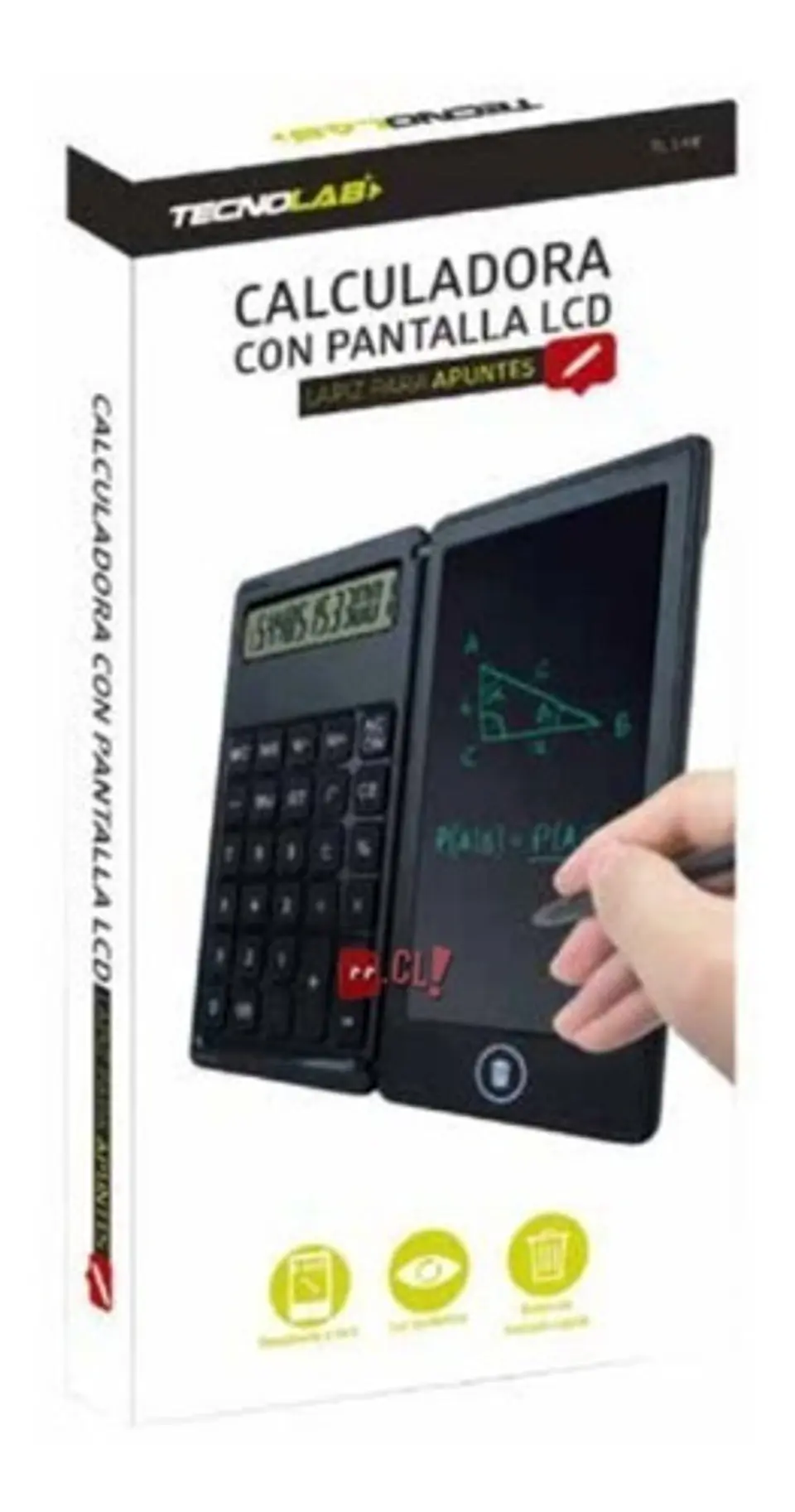 Tablet 6 Pulgadas Escritura Lcd Con Calculadora 2 En 1 - Ps 3