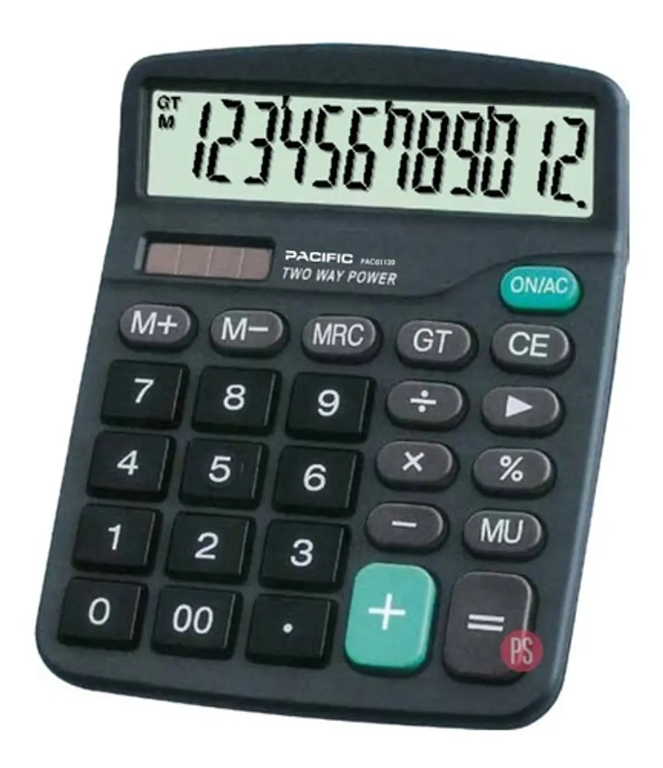 Calculadora Electrónica De 12 Dígitos Números Grandes - Ps 1