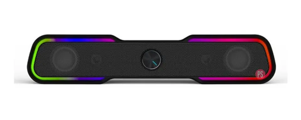 Parlante Gamer Barra De Sonido 6w Led Multicolor Hp - Ps 1