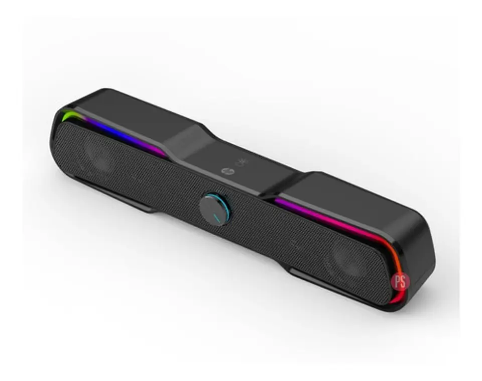 Parlante Gamer Barra De Sonido 6w Led Multicolor Hp - Ps 2