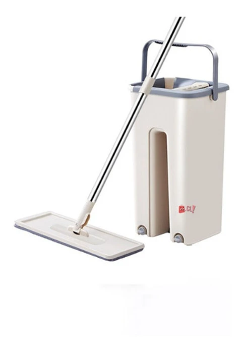 Trapeador Mopa Plana Con Balde Escurridor - Ps