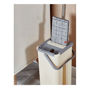 Trapeador Mopa Plana Con Balde Escurridor - Ps