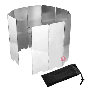 Protector De Viento 65x22cm Para Cocinilla Camping - Ps