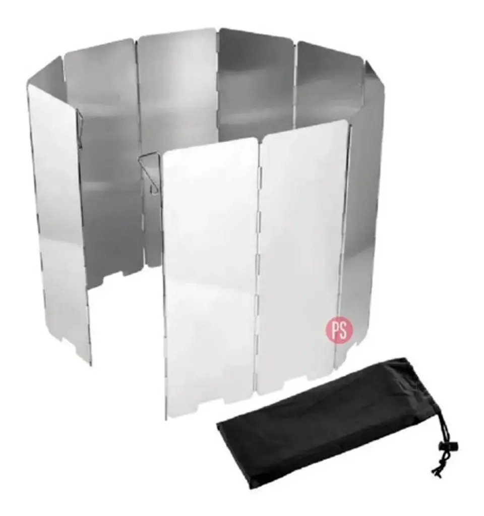 Protector De Viento 65x22cm Para Cocinilla Camping - Ps 1