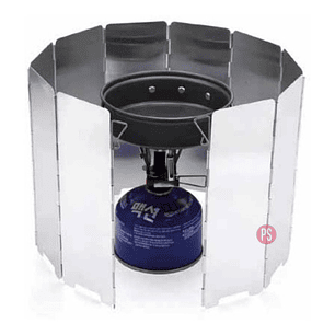 Protector De Viento 65x22cm Para Cocinilla Camping - Ps