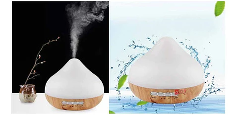 Humidificador Difusor Aroma Terapia 235ml Color Madera - Ps