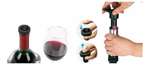 Bomba Selladora De Vino Y Botellas Al Vacío - Ps