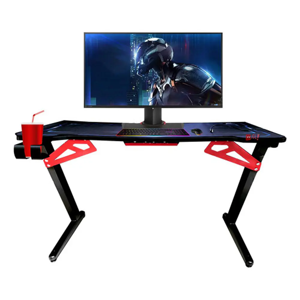 Escritorio Gamer Rgb Color Personalizable Con Control - Ps 2
