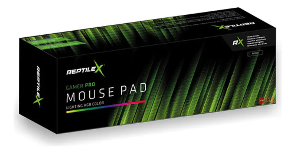 Mouse Pad Gamer Iluminación Rgb 35x25cms - Ps 2