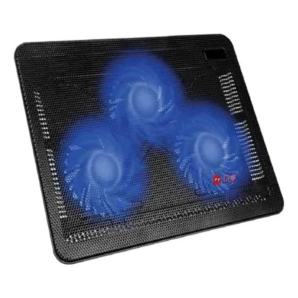Base 3 Ventiladores Notebook Gamer Led Azul - Ps 1