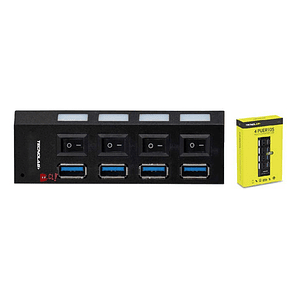 Hub Usb 4 Puertos 3.0 Interruptor Encendido - Ps