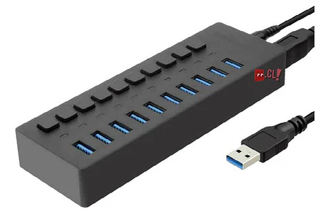 Hub Usb 10 Puertos 3.0 Ultra Veloz - Ps