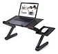 Mesa Notebook Ajustable Ventilador Y Soporte Mouse - Ps - Miniatura 1