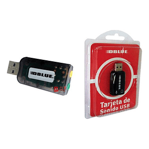 Tarjeta De Sonido Usb 5.1 Negro - Ps